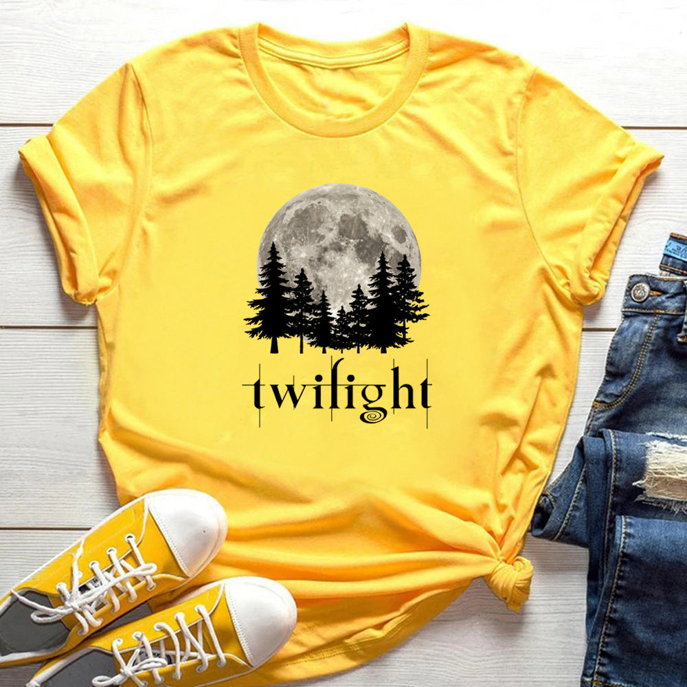 Twilight Moon Graphic T-Shirt
