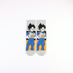 Vegeta Anime Leisure Sports Medium Tube Socks