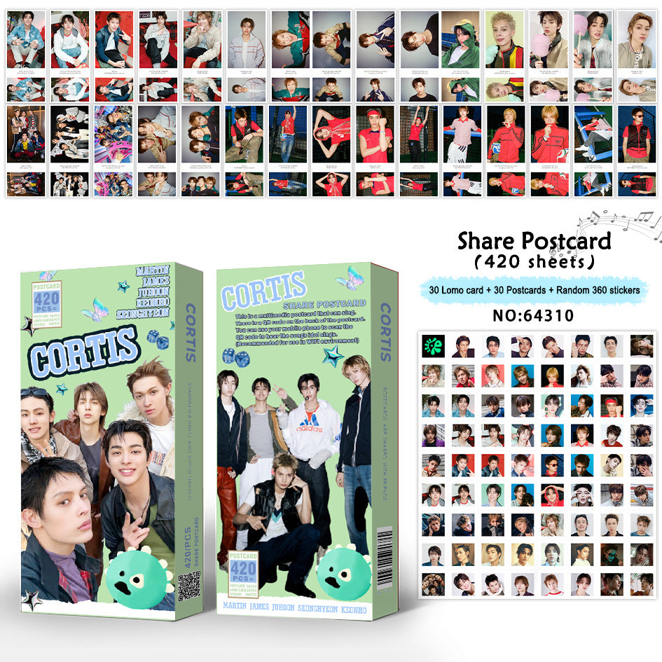 CORTIS Postcards Sticker Gift