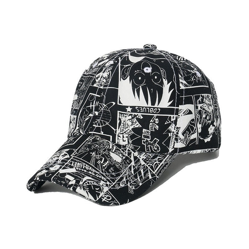 Trendy Anime Graphic Print Baseball Hat