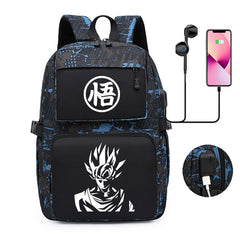 Goku Anime Pattern Large-capacity Backpack