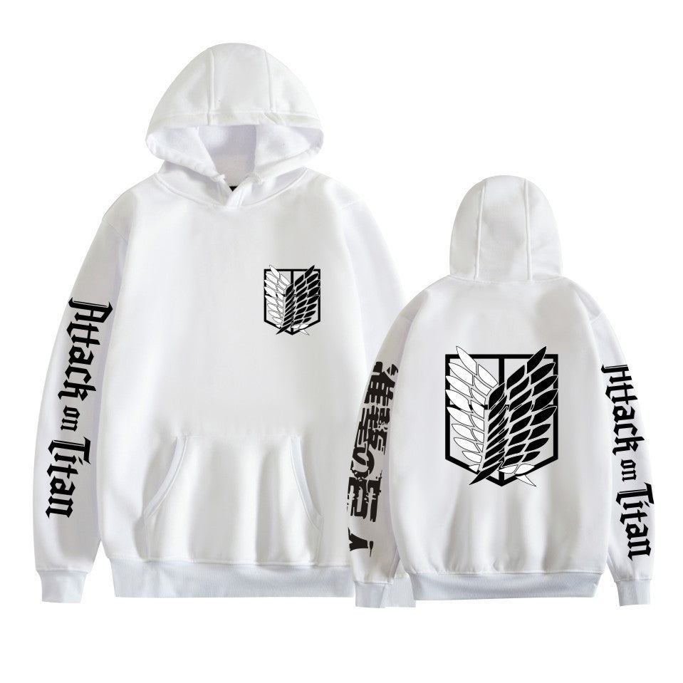 Unisex Anime Logo Casual Loose Hoodie