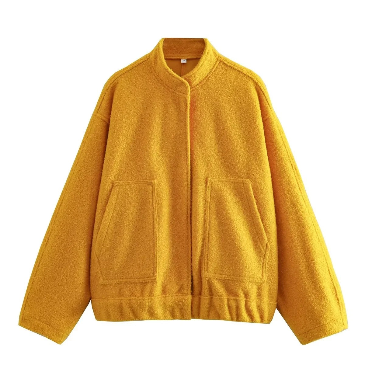 Y2K Style Stand-up Collar Loose Casual Jacket