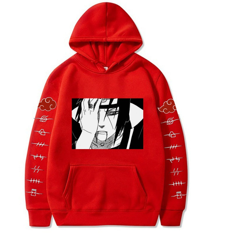 Casual Trendy Anime Print Men's Hoodie