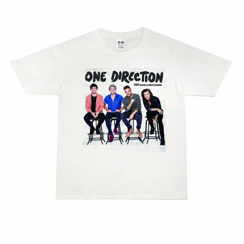 Unisex 1D Graphic Printed Loose T-Shirt