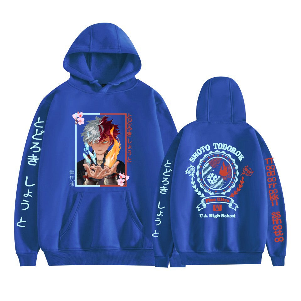 Casual Anime Print Men's and Women's Loose Hoodie