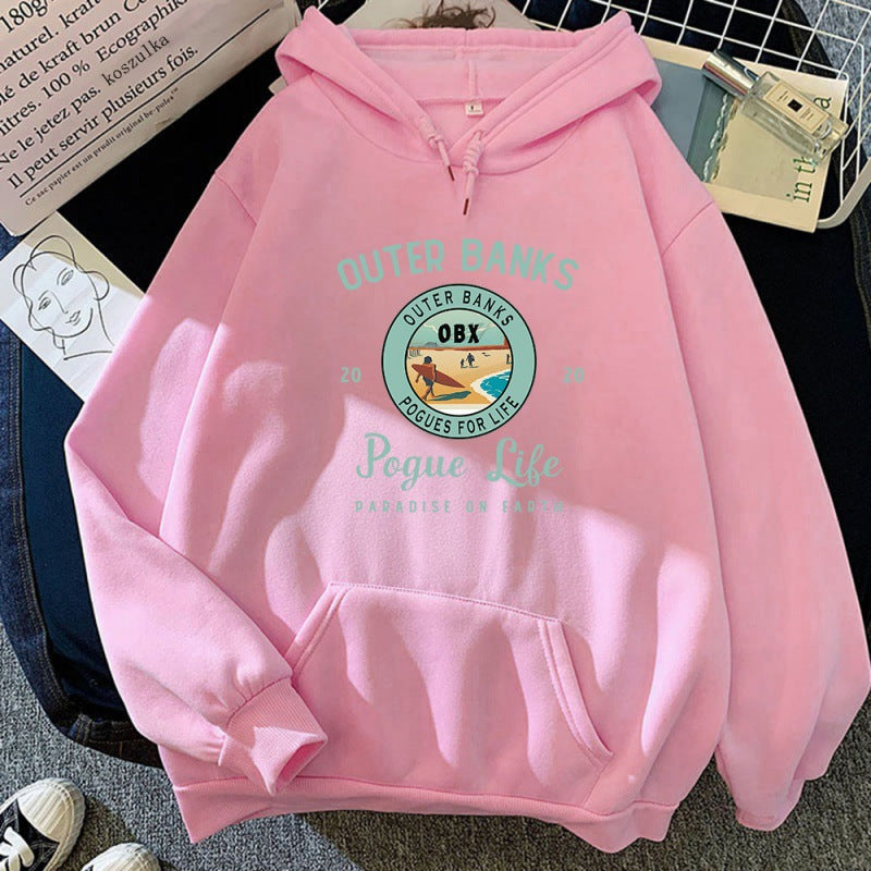 Retro TV Series Printed Hoodie