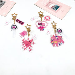 MAXIDENT Creative Acrylic Keychain