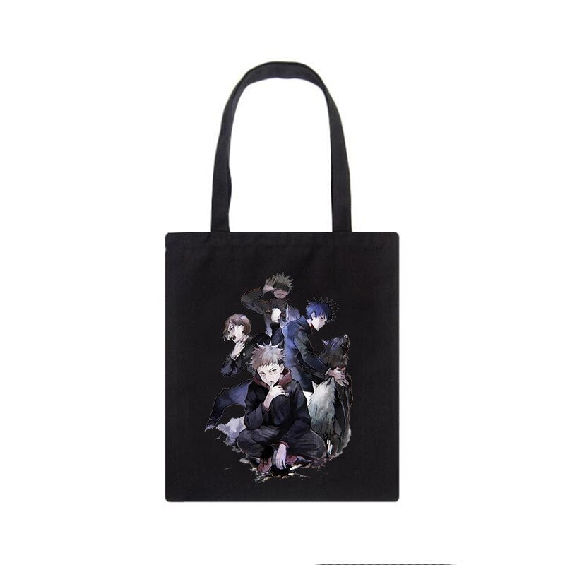 Casual Anime Printed Canvas Shoulder Bag