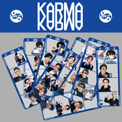 KPOP Album KARMA Pvc Bookmark Collection