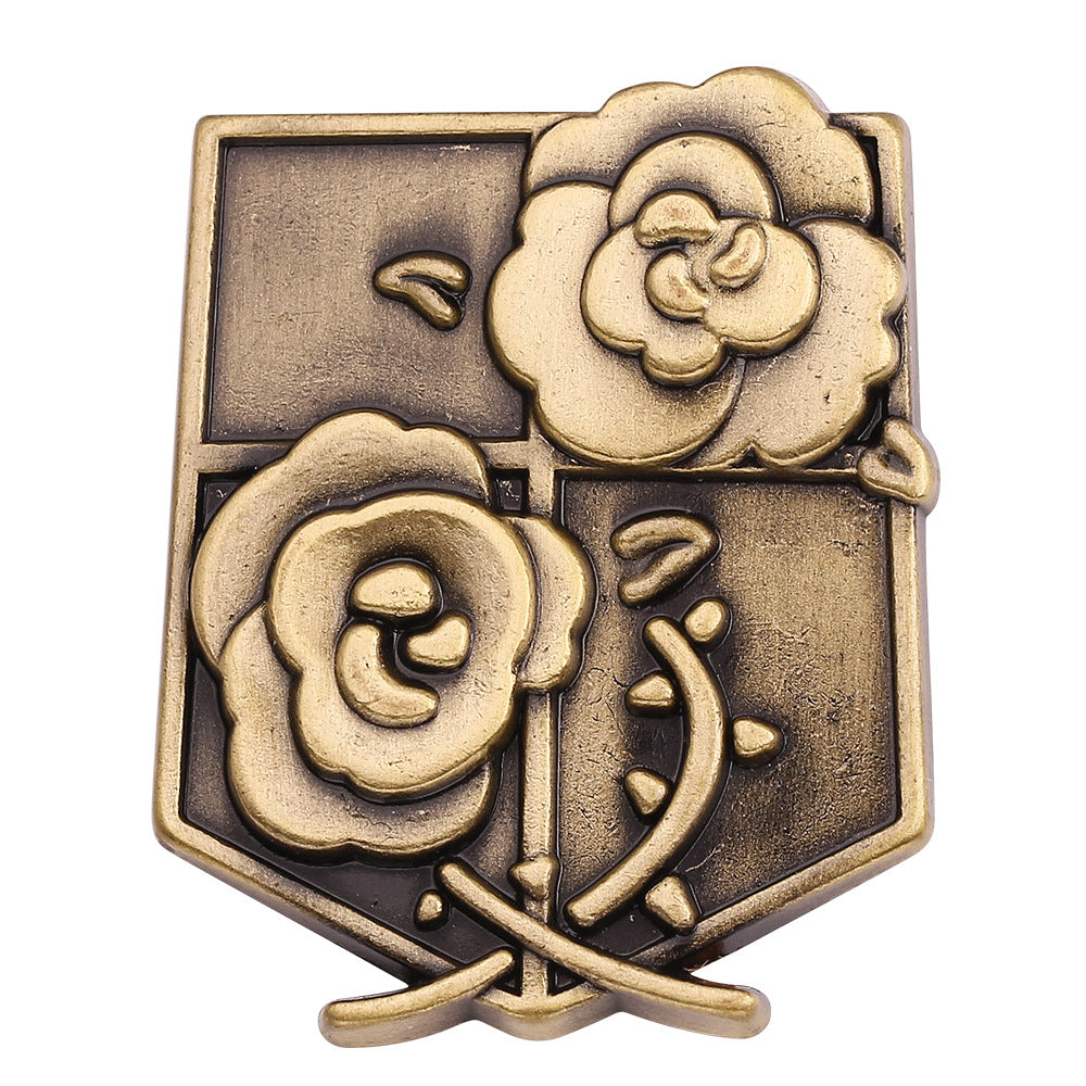 Anime Metal Brooch Badge
