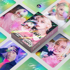 124PCS FELIX Flash Photocard Stickers