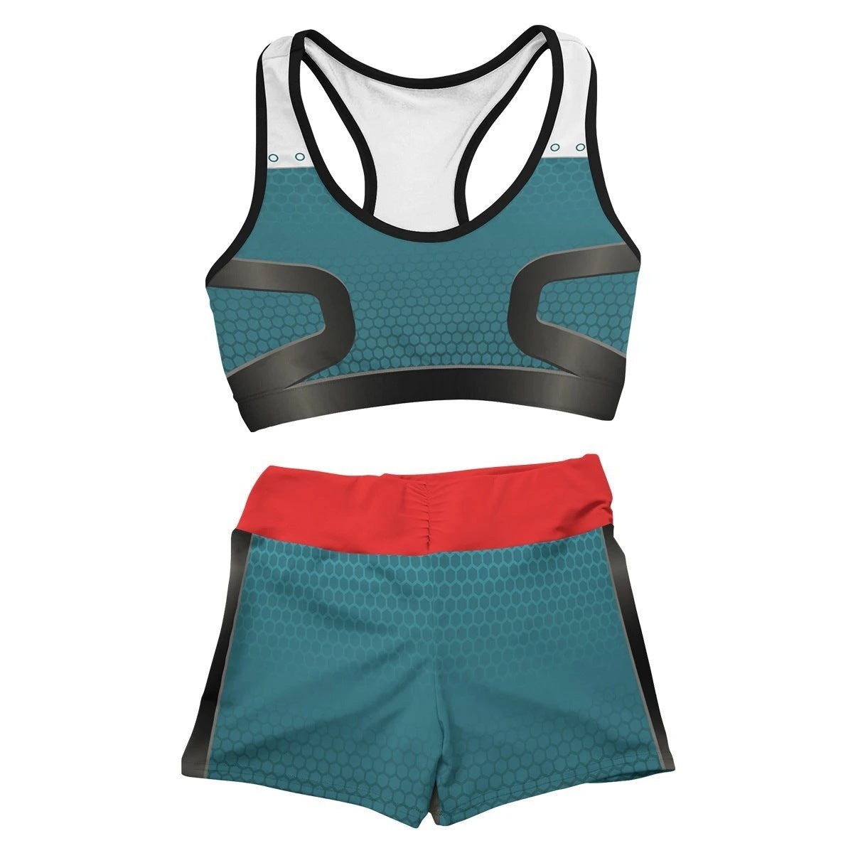 Women's Anime 3d Print Sports Vest Shorts Set