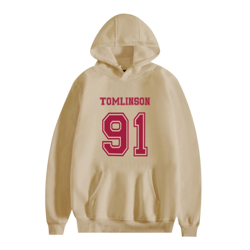 Unisex Louis Graphic Loose Pullover Hoodie