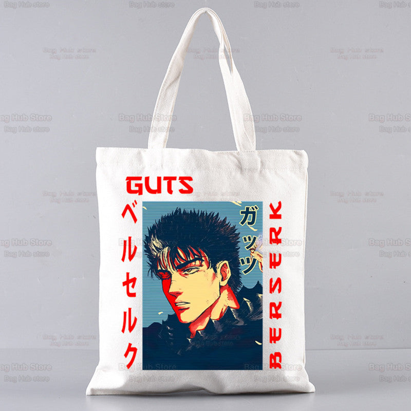 Guts Anime Printed Canvas Tote Bag