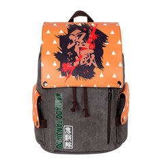 Trendy Anime Tanjirou Canvas Backpack