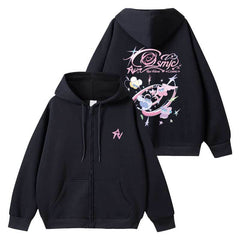 RV Cosmic Printed Hoodie Top