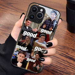 Creative Friends Glass IPhone Case