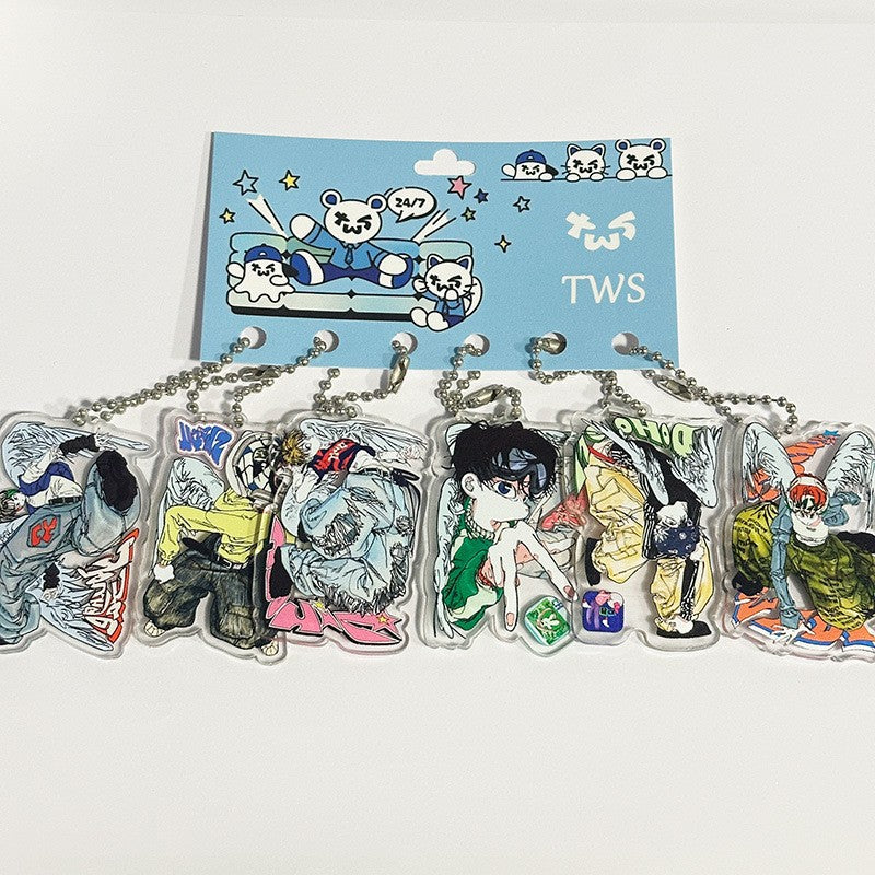 TWS Acrylic Pendant Accessories 6PCS