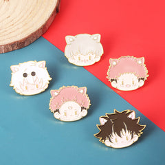 Anime Cartoon Character Brooch Keychain