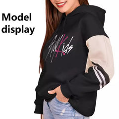 Women's SK Logo Color Block Pullover Hoodie