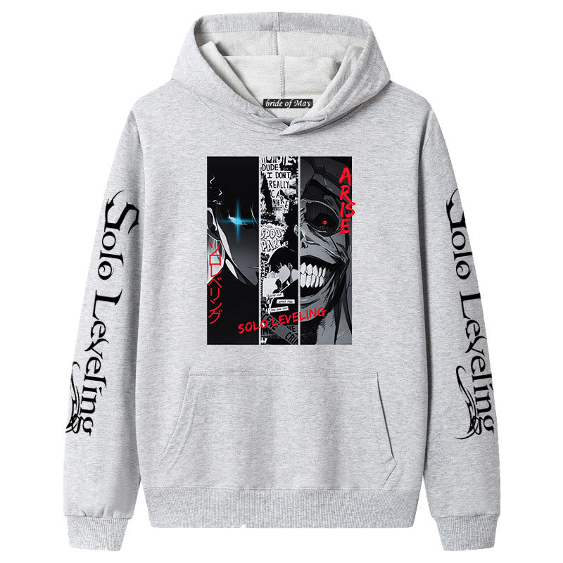 Unisex Manga Pattern Loose Hoodie