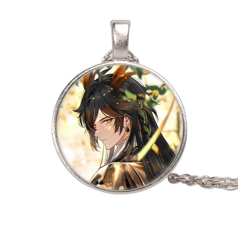 Trendy Game Gem Necklace