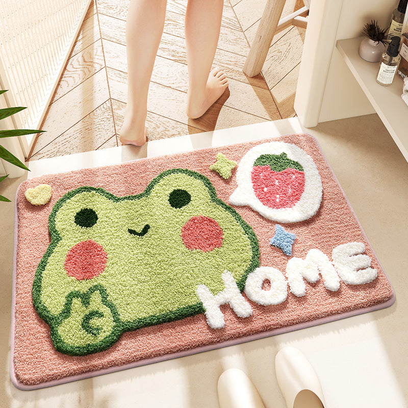 Cartoon Frog Non-slip Foot Mat