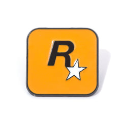 Game R Star Brooch Badge