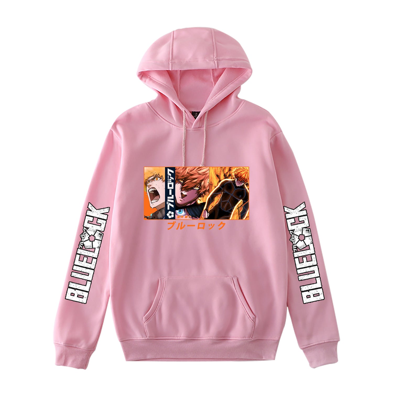 Casual Anime Pattern Print Pullover Hoodie