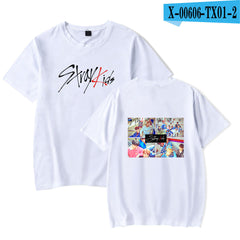 SKZ Pattern Print Short-sleeved T-shirt
