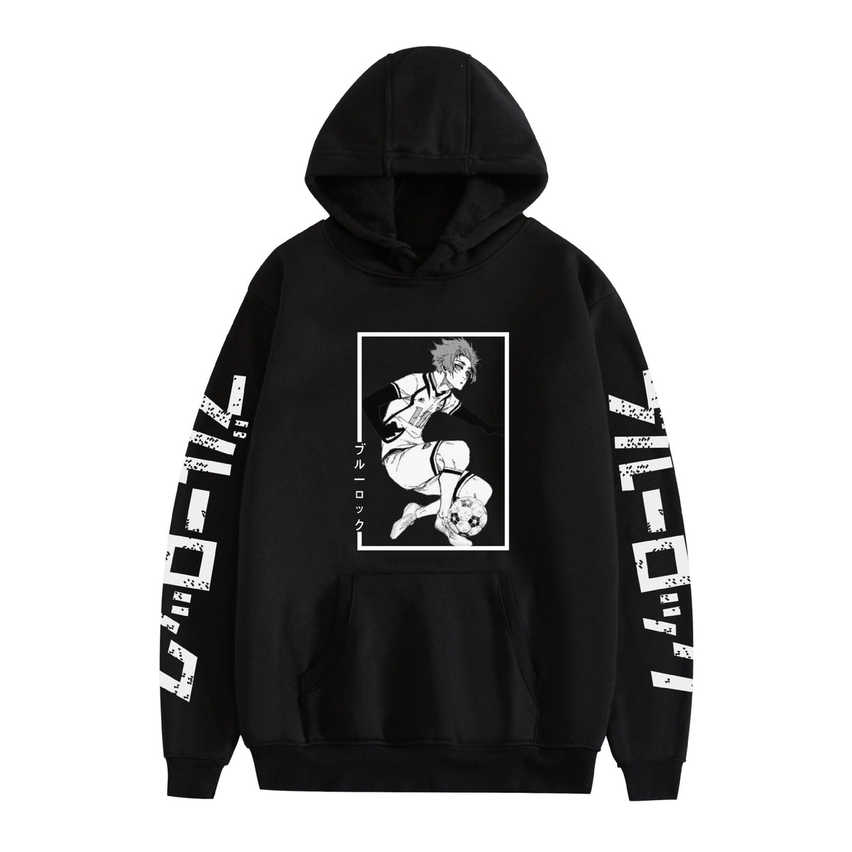 Unisex Anime Graphic Print Loose Casual Hoodie