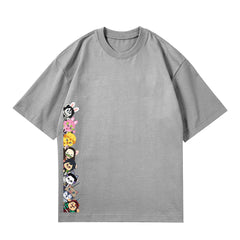 SKZ Cute Print Cotton T-shirt Top