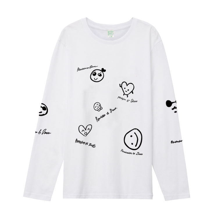 Unisex Kpop Graphic Print Casual Sweatshirt