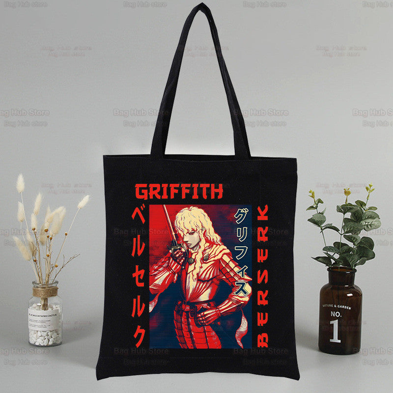 Guts Anime Printed Canvas Tote Bag