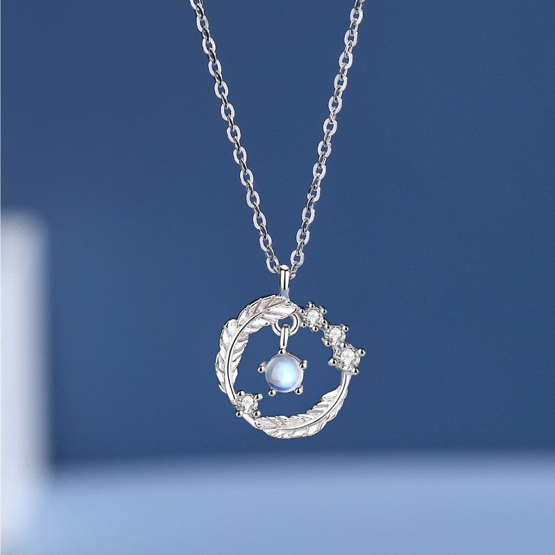 Star and Moon Pendant Necklace