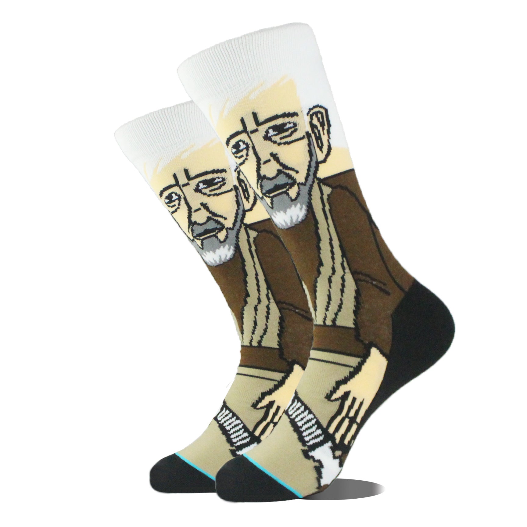 Casual Men's Comic Mid Length Socks