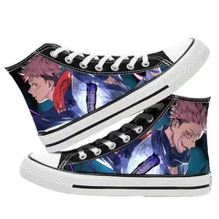 Unisex Casual Anime 3D Printed Canvas Shoes