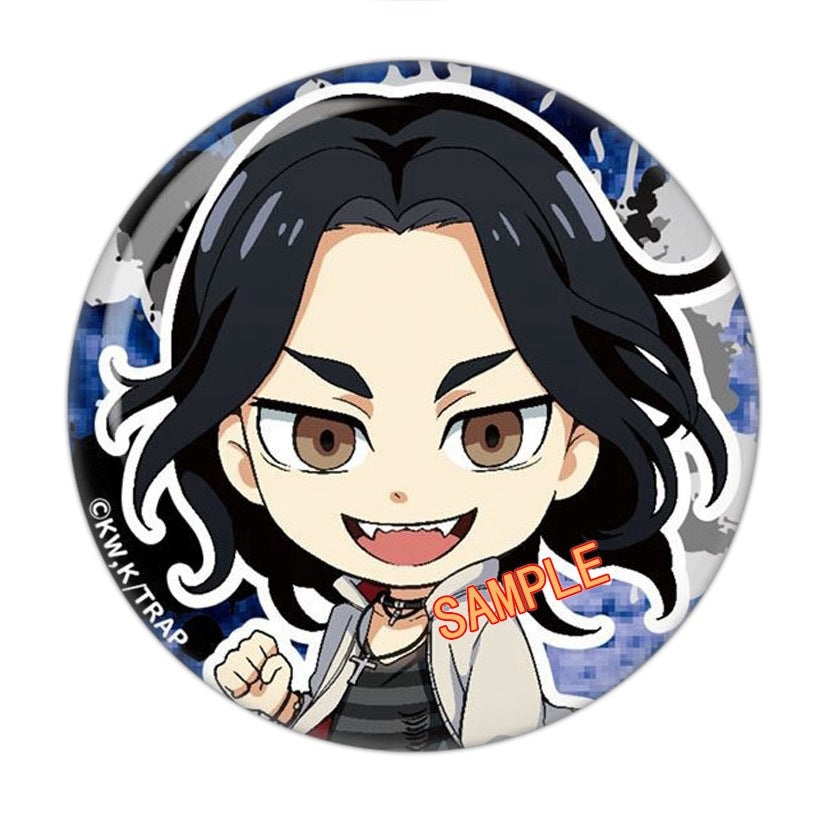 Cute Anime Round Badge