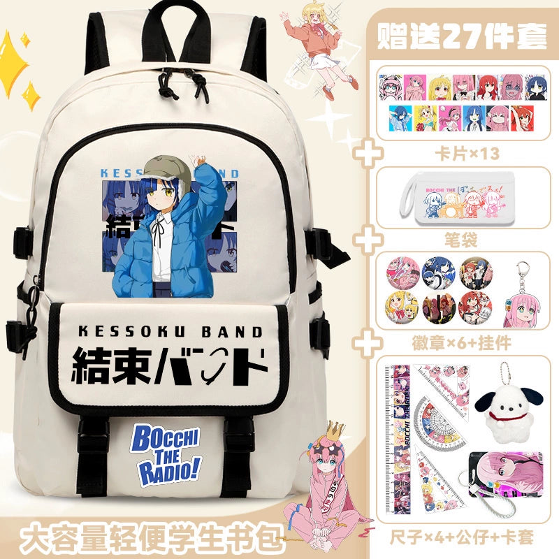 Large Capacity Waterproof Anime Backpack