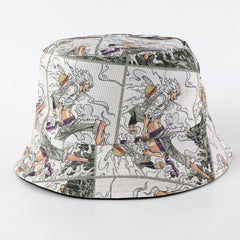 Versatile Luffy 5th Gear Printed Bucket Hat