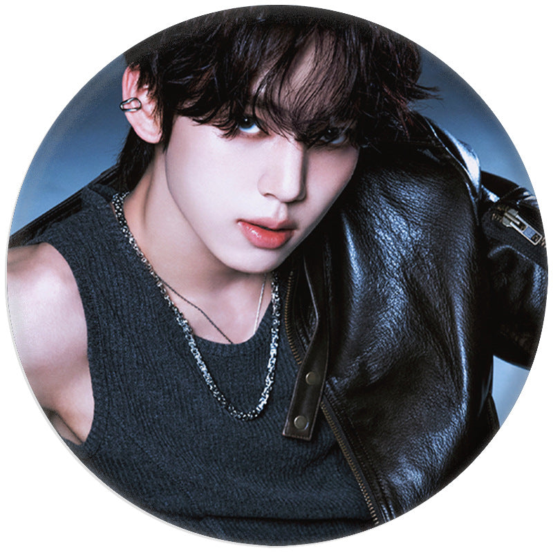"Gazed" Concept Photo Badge Mirror Keychain