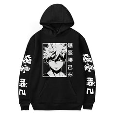 Unisex Anime Graphic Printed Loose Hoodie