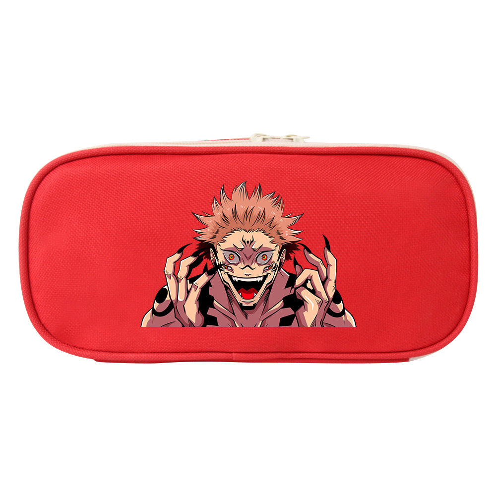 Trendy Anime Stationery Zipper Pencil Case