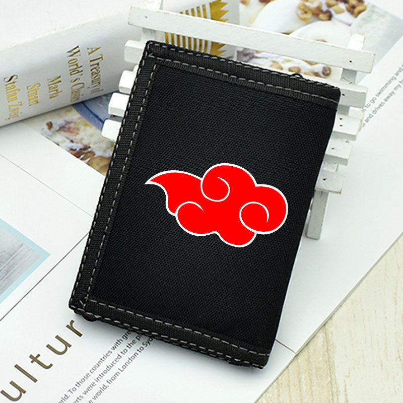 Kakashi Sasuke Anime Logo Wallet