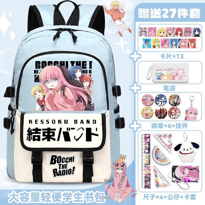 Large Capacity Waterproof Anime Backpack