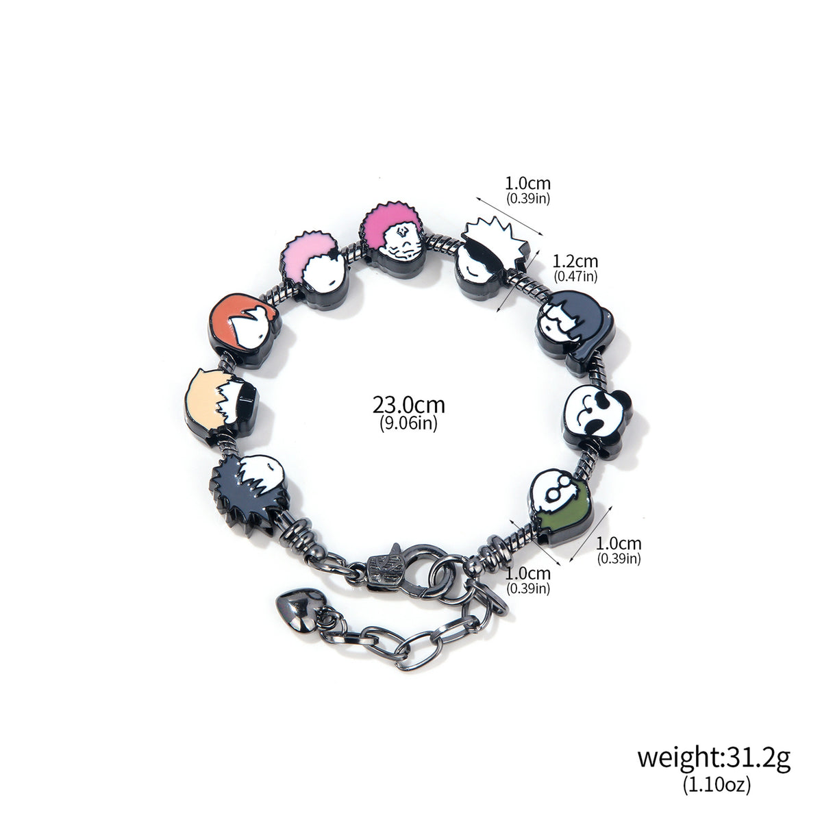 Cute Anime Cartoon Character Pendant Bracelet