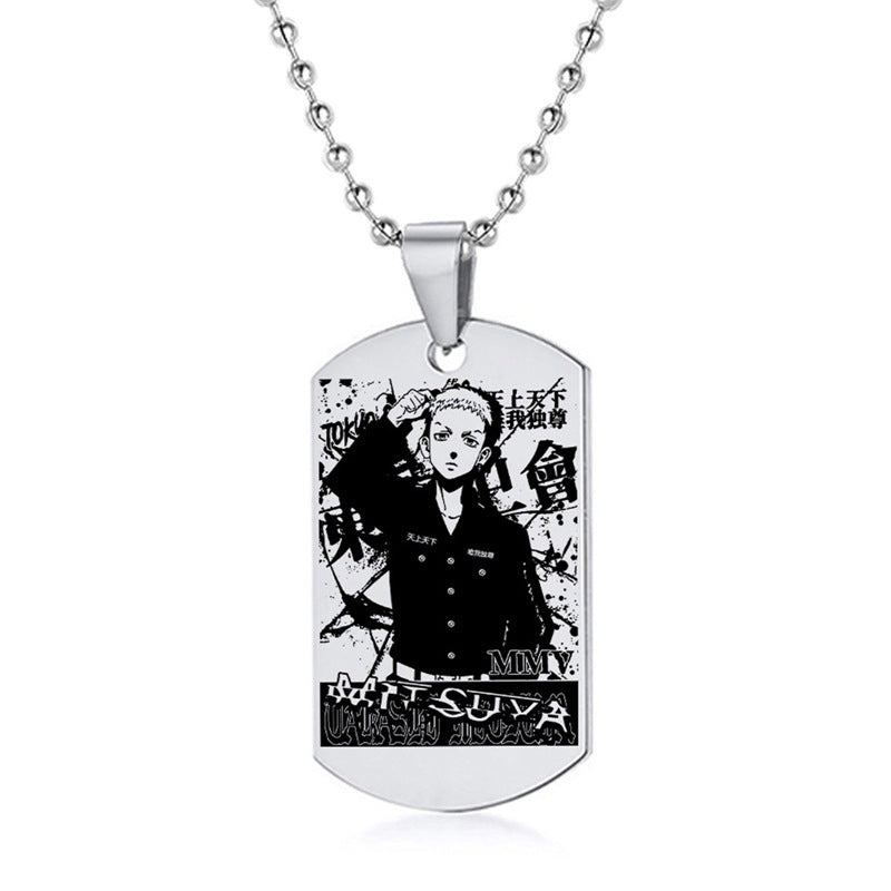 Trendy Anime Stainless Steel Necklace