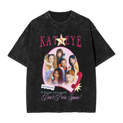 Vintage Kpop Daniela Cotton Washed T-Shirt