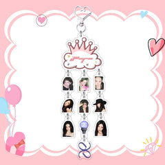 AE KISS N TELL Acrylic Wind Chime Keyring